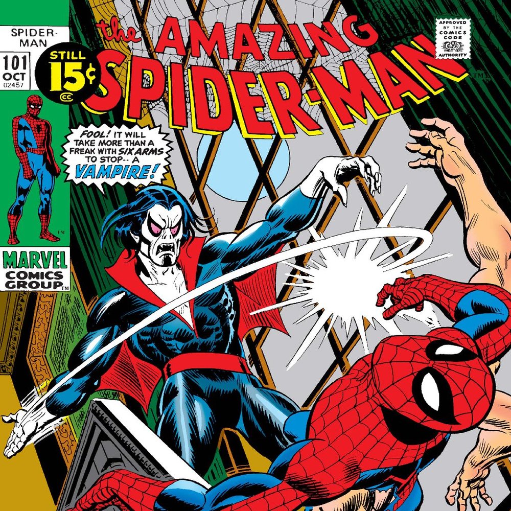Amazing Spider-Man 101 Comic Cover silk canvas Fabric Poster (36" x 24")